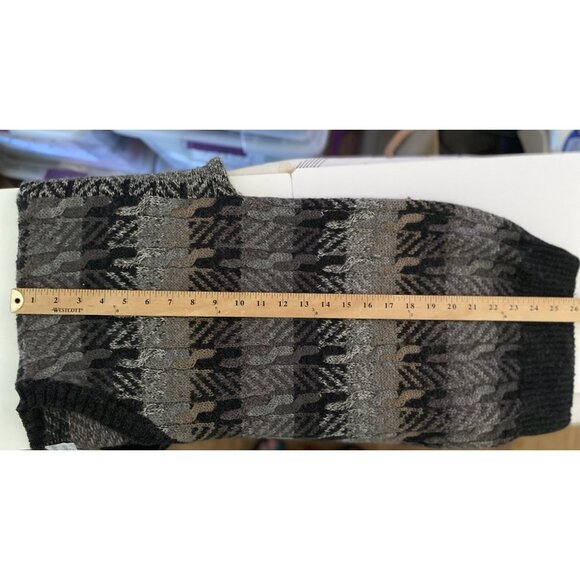 Vtg Nomadic Traders Unisex Size M 100% Wool Nordic Sweater Arctic Pullover - Picture 7 of 9